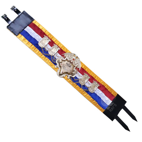 RAY'S RING MAGAZINE INTERCONTINENTAL JUNIOR MIDDLEWEIGHT CHAMPION REPLICA BELT, ADULT SIZE