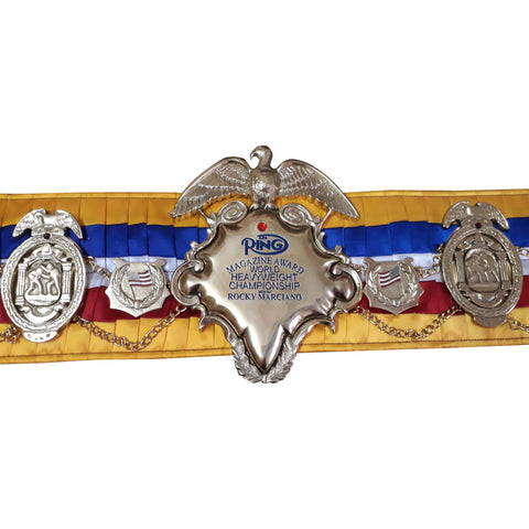 RAY'S Ring Magazine ROCKY MARCIANO World Heavyweight Champion REPLICA BELT ADULT SIZE