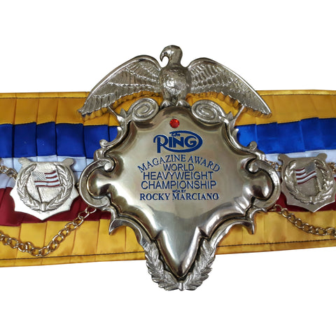RAY'S Ring Magazine ROCKY MARCIANO World Heavyweight Champion REPLICA BELT ADULT SIZE
