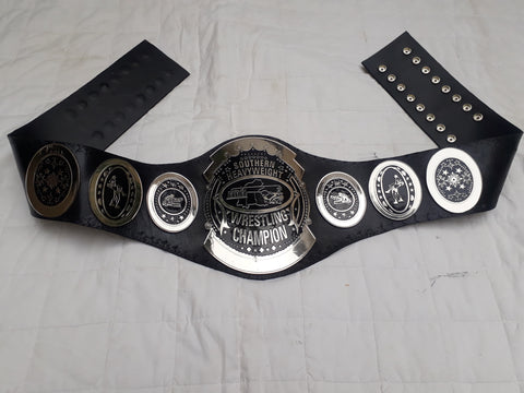 RAY'S South heavy weight wrestling champion Replica belt, ADULT SIZE
