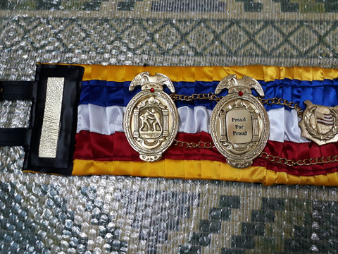 RAY'S RING MAGAZINE GENNADY GLOVOKIN REPLICA BELT, ADULT SIZE