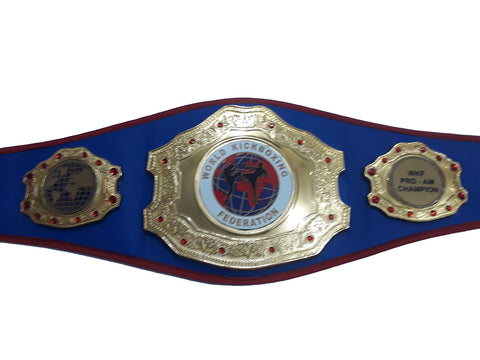 RAY'S WORLD KICK BOXING CHAMPIONSHIP REPLICA BELT ADULT SIZE