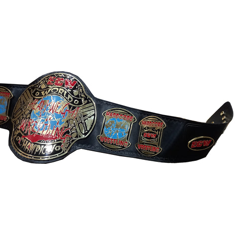 RAY'S ECW WORLD HEAVYWEIGHT WRESTLING CHAMPION REPLICA BELT, ADULT SIZE