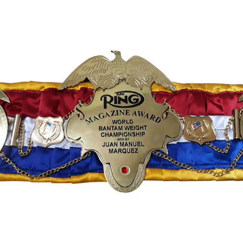RAY'S Ring magazine JUAN MANUEL MARQUEZ REPLICA BELT, ADULT SIZE