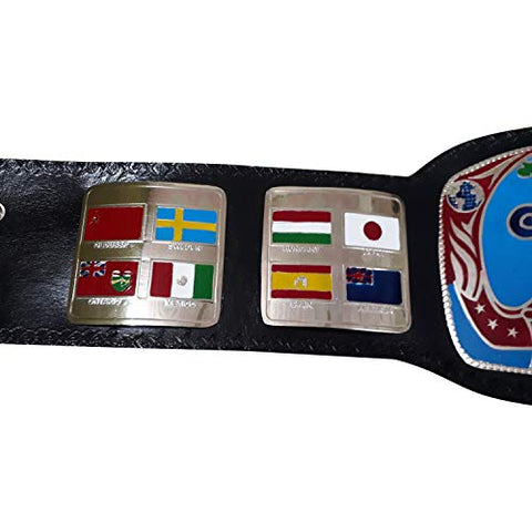 RAY'S WORLD TV WRESTLING CHAMPION REPLICA BELT,ADULT SIZE.