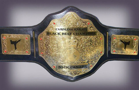 RAY'S CAROLINA KARATE BLACK BELT CHAMPION REPLICA BELT