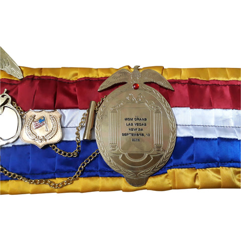 RAY'S Ring magazine JUAN MANUEL MARQUEZ REPLICA BELT, ADULT SIZE