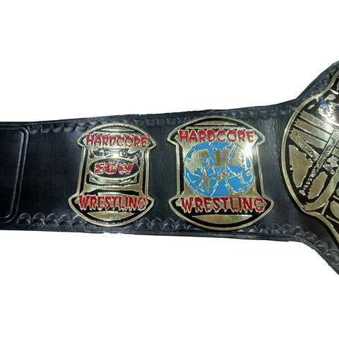 RAY'S ECW WORLD HEAVYWEIGHT WRESTLING CHAMPION REPLICA BELT, ADULT SIZE