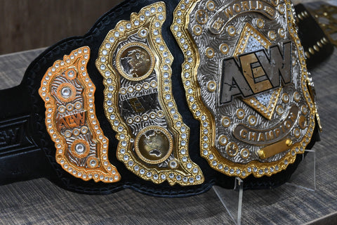 RAY'S AEW JON Moxley World Wrestling Championship Replica Belt
