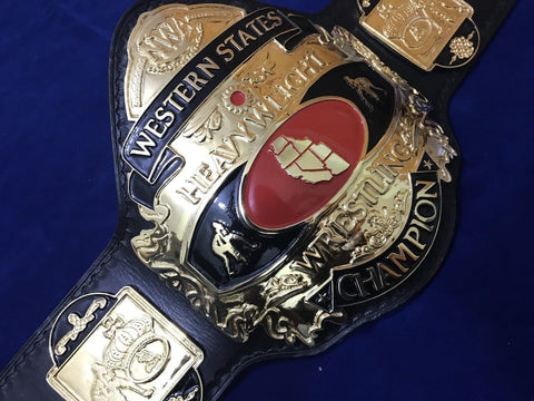RAY'S WESTERN STATES WRESTLING CHAMPIONSHIP REPLICA BELT, ADULT SIZE