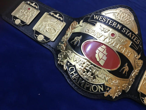 RAY'S WESTERN STATES WRESTLING CHAMPIONSHIP REPLICA BELT, ADULT SIZE
