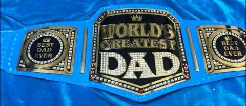 RAY'S WORLD'S GREATEST DAD CHAMPIONSHIP REPLICA BELT, ADULT SIZE